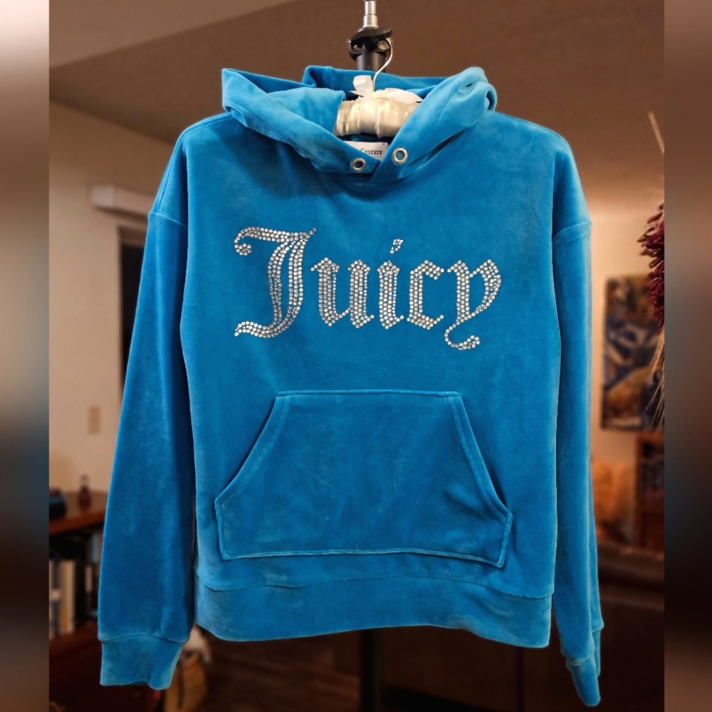Juicy Couture Big Bling Velour‎ Hoodie
